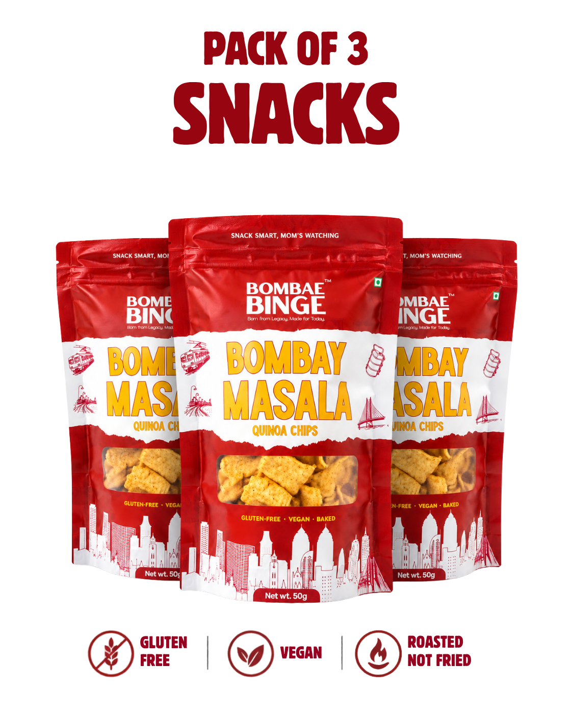 Bombay Masala Quinoa Chips