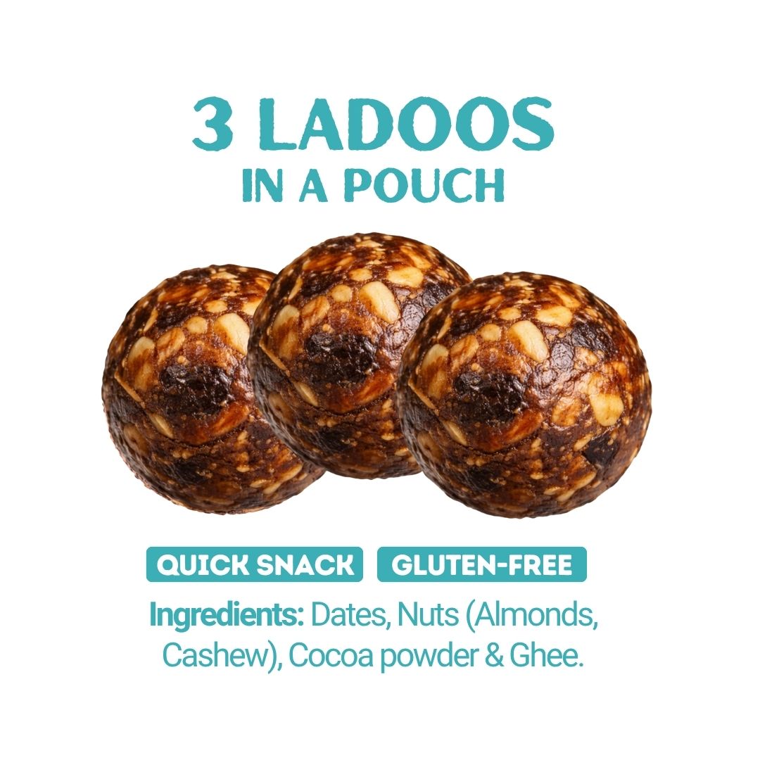 Cacao Dates Ladoo Pouch