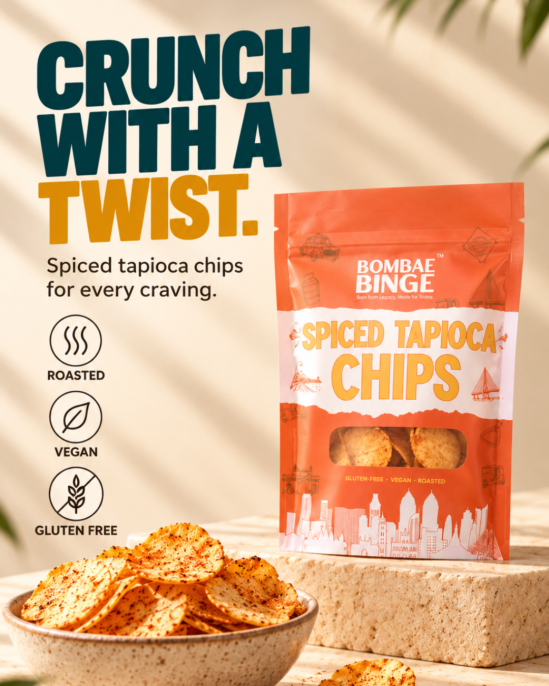 Spiced Tapioca Chips