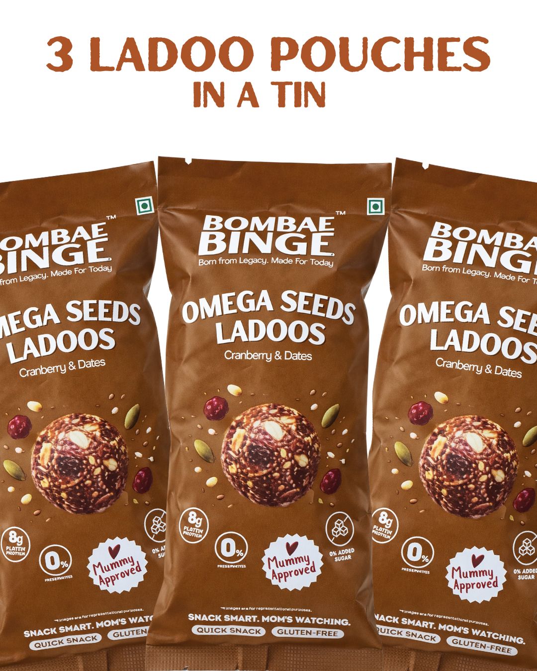 Millet and Omega Seeds Combo Tins